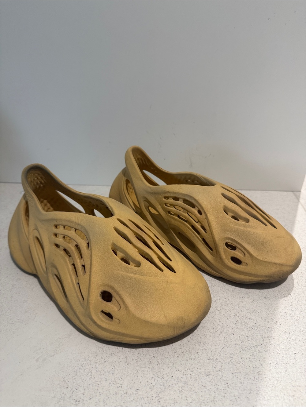 Yeezy Foam Runner Sandals in Tan
